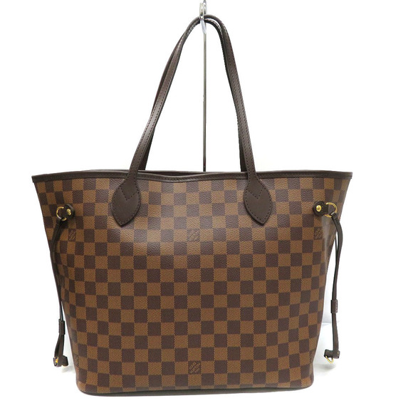 Louis Vuitton Neverfull MM Tote Bag Damier Ebene Brown - Picture 2 of 7